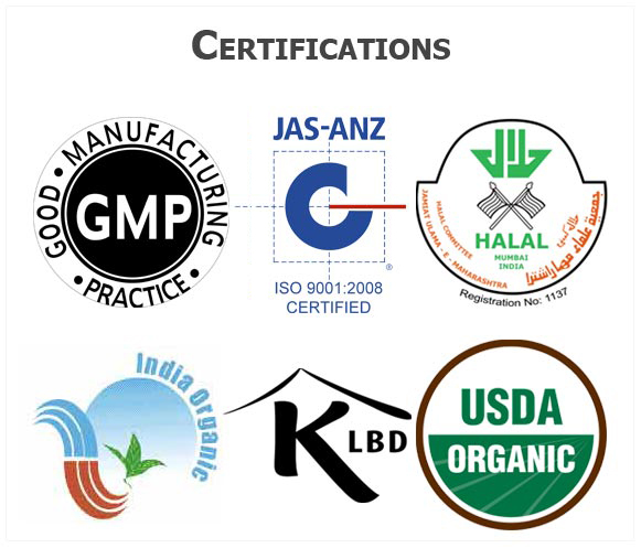 Certifications